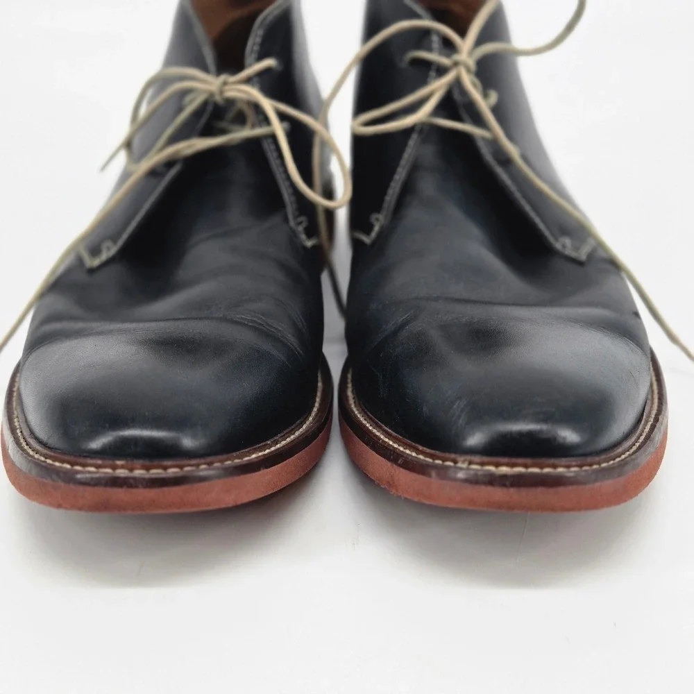 Gordon Rush Hartwell Black Leather Chukka Desert Dress Oxford Boots Men Size 11